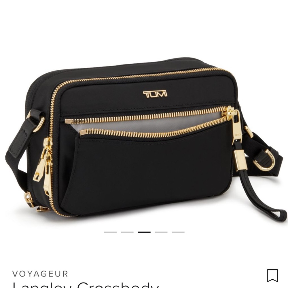 NWT Tumi Langley Crossbody bag, black - Picture 3 of 7